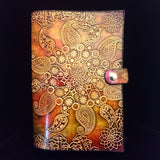 Stamped Leather Journal - Paisley